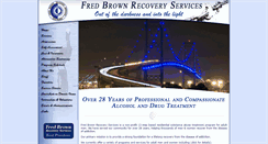 Desktop Screenshot of fredbrownrecovery.org